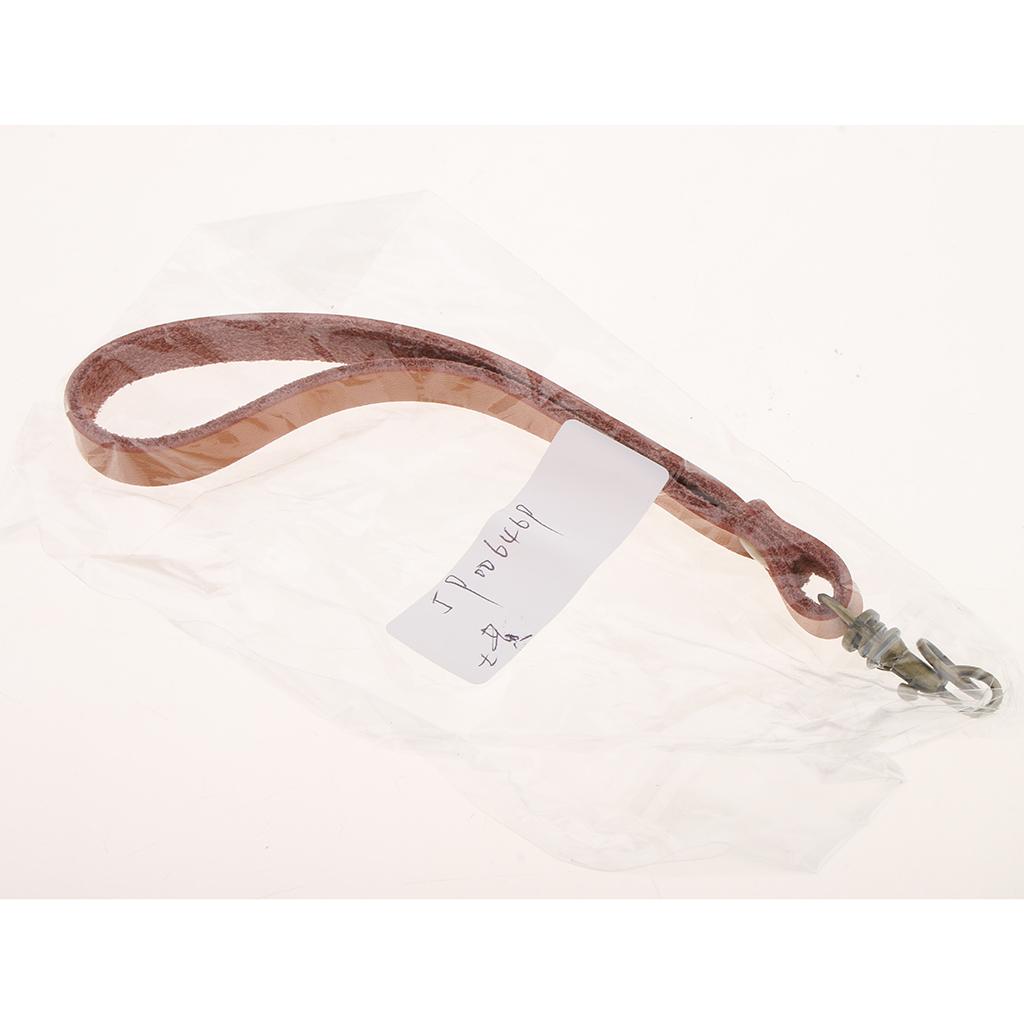 Replacement Genuine Leather Wrist Strap Clutch Wristlet Purse Strap khaki