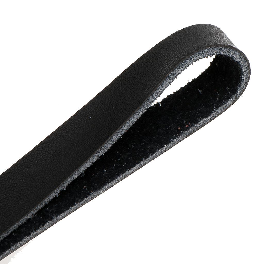 Replacement Genuine Leather Wrist Strap Clutch Wristlet Purse Strap black