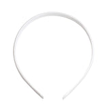 10pcs Women Girls Satin Plain Headband Alice Ban Hair Band DIY White