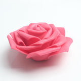 Maxbell 100pcs PE Foam Rose Flower Heads Artificial Rose Flowers 8cm Red