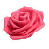 Maxbell 100pcs PE Foam Rose Flower Heads Artificial Rose Flowers 8cm Red