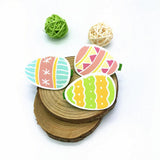 Maxbell 20 Pieces Wood Craft Cute Egg Clothes Pins Pegs Wooden Crafting DIY Cardmaking