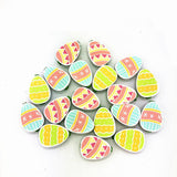 Maxbell 20 Pieces Wood Craft Cute Egg Clothes Pins Pegs Wooden Crafting DIY Cardmaking
