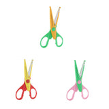 Maxbell Children Colorful Handmade DIY Safe Paper Punches Pattern Scissor zigzag
