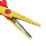 Maxbell Children Colorful Handmade DIY Safe Paper Punches Pattern Scissor zigzag