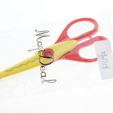 Maxbell Children Colorful Handmade DIY Safe Paper Punches Pattern Scissor zigzag