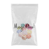 Maxbell 10 Pieces Artificial Rose Flower Head DIY Wedding Decorations mixed