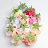 Maxbell 10 Pieces Artificial Rose Flower Head DIY Wedding Decorations mixed