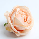 Maxbell 10 Pieces Artificial Rose Flower Head DIY Wedding Decorations Pink Champagne