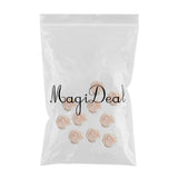 Maxbell 10 Pieces Artificial Rose Flower Head DIY Wedding Decorations Pink Champagne