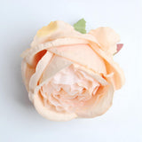 Maxbell 10 Pieces Artificial Rose Flower Head DIY Wedding Decorations Pink Champagne