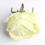 Maxbell 10 Pieces Artificial Rose Flower Head DIY Wedding Decorations light green