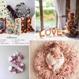 Maxbell 10 Pieces Artificial Rose Flower Head DIY Wedding Decorations light green