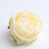 Maxbell 10 Pieces Artificial Rose Flower Head DIY Wedding Decorations champagne