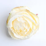 Maxbell 10 Pieces Artificial Rose Flower Head DIY Wedding Decorations champagne