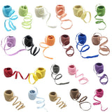 Maxbell 20m/Roll Raffia Paper Ribbon Gift Package String Scrapbooking burgundy red