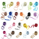 Maxbell 20m/Roll Raffia Paper Ribbon Gift Package String Scrapbooking burgundy red