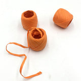 Maxbell 20m/Roll Raffia Paper Ribbon Gift Package String Scrapbooking orange