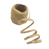 Maxbell 20m/Roll Raffia Paper Ribbon Gift Package String Scrapbooking light coffee