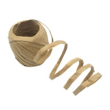 Maxbell 20m/Roll Raffia Paper Ribbon Gift Package String Scrapbooking light coffee
