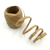 Maxbell 20m/Roll Raffia Paper Ribbon Gift Package String Scrapbooking light coffee