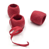 Maxbell 20m/Roll Raffia Paper Ribbon Gift Package String Scrapbooking red