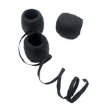 Maxbell 20m/Roll Raffia Paper Ribbon Gift Package String Scrapbooking black