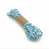 Maxbell 5 Meters Paper Cord Craft Rope Twine String for Gift Wrapping Blue