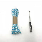 Maxbell 5 Meters Paper Cord Craft Rope Twine String for Gift Wrapping Blue