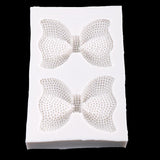Maxbell Small Bow Bowknot Silicone Mold Sugar Craft DIY Fondant Cake Decorating Clay Homemade Crafts