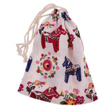 Max Cotton Linen Drawstring Sack Pouch Burlap Jute Storage Bag Wedding Gift Bag