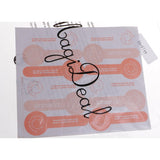 Maxbell 10 Sheet Lollipop Sealing Sticker Hand Made Adhesive Label Stickers Seals
