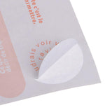 Maxbell 10 Sheet Lollipop Sealing Sticker Hand Made Adhesive Label Stickers Seals