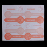 Maxbell 10 Sheet Lollipop Sealing Sticker Hand Made Adhesive Label Stickers Seals