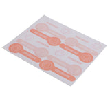 Maxbell 10 Sheet Lollipop Sealing Sticker Hand Made Adhesive Label Stickers Seals