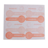 Maxbell 10 Sheet Lollipop Sealing Sticker Hand Made Adhesive Label Stickers Seals