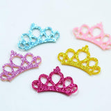 Maxbell 30 Pcs Mixed Color Hair Clips Girls Princess Crown Sequins Head Accessories