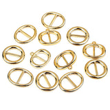 Maxbell 50 Pcs Fashion Scarf Clip Ring Twilly Neckerchief Twist Scarf Ring  22 mm