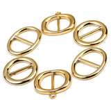 Maxbell 50 Pcs Fashion Scarf Clip Ring Twilly Neckerchief Twist Scarf Ring  20 x 25 mm