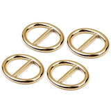 Maxbell 50 Pcs Fashion Scarf Clip Ring Twilly Neckerchief Twist Scarf Ring  17 x 23 mm