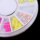 Maxbell 12 Colors Assorted Nail Art Acrylic Embellishments DIY Scrapbooking Crafts