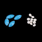 Maxbell 12 Colors Assorted Nail Art Acrylic Embellishments DIY Scrapbooking Crafts