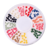 Maxbell 12Colors Nail Art Half Round Pear Bead Manicure Accessories for Scrapbooking