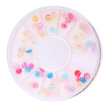 Maxbell 12 Colors Nail Art Half Round Pearl Embellishments DIY Scrapbooking Crafts