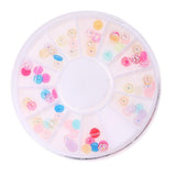 Maxbell 12 Colors Nail Art Half Round Pearl Embellishments DIY Scrapbooking Crafts
