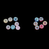 Maxbell 12 Colors Nail Art Half Round Pearl Embellishments DIY Scrapbooking Crafts