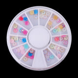 Maxbell 12 Colors Nail Art Half Round Pearl Embellishments DIY Scrapbooking Crafts