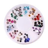 Maxbell 12Colors Assorted Flat Back Acrylic Crystal Embellishments DIY Scrapbooking