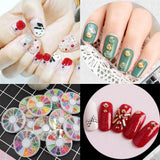 Maxbell 12Colors Assorted Flat Back Acrylic Crystal Embellishments DIY Scrapbooking