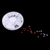 Maxbell 12Colors Assorted Flat Back Acrylic Crystal Embellishments DIY Scrapbooking